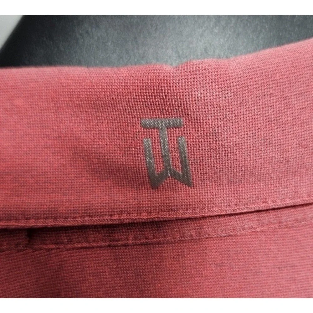 Nike Tiger Woods Collection Dri-FIT Golf Polo Shirt Mens XXL Red Rose 509159-632